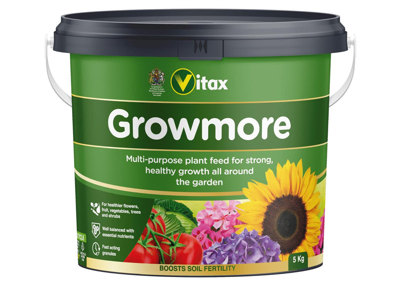 Vitax Growmore 5Kg Tub
