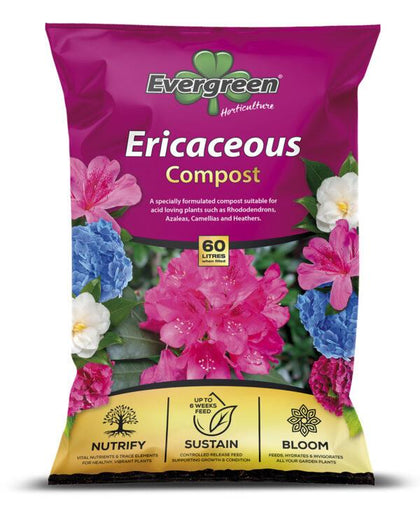 Evergreen Ericaceous Compost 60 Litres
