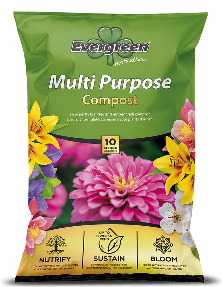 Evergreen Multi Purpose Compost 10 Litres