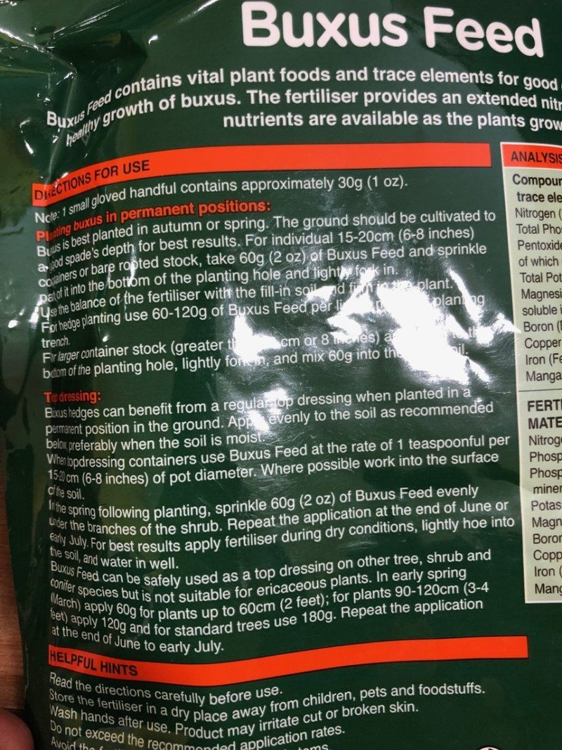 Vitax Buxus Feed 1KG