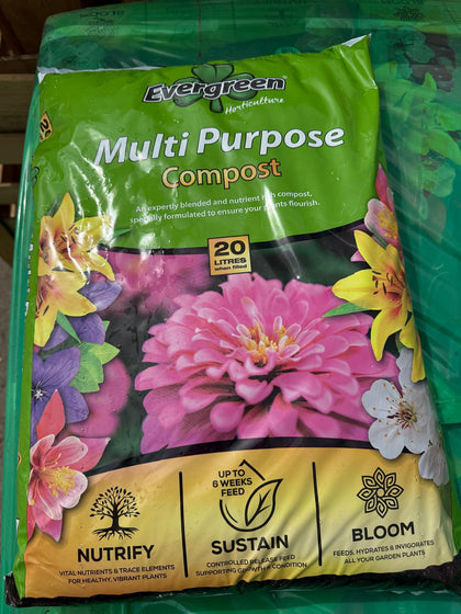 Evergreen Multi Purpose Compost 20 Litres